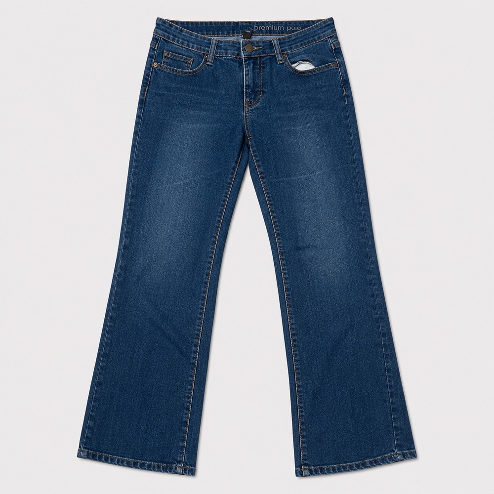 Gap Premium Boot Womens 6 28R Blue Jeans Low Rise Flare Bootcut Stretch Denim